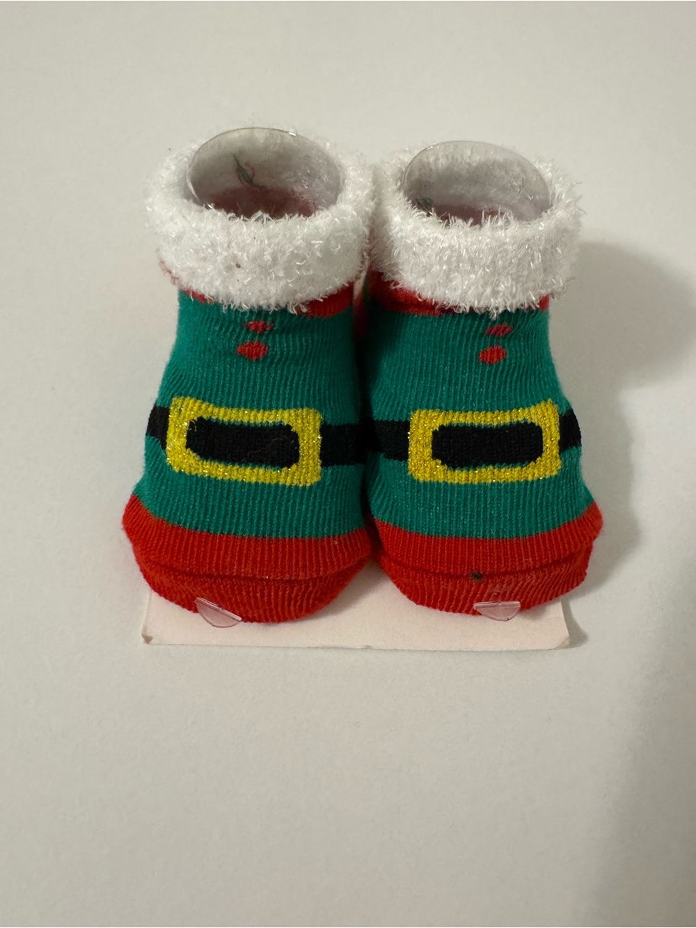 Elf-Themed Baby Socks